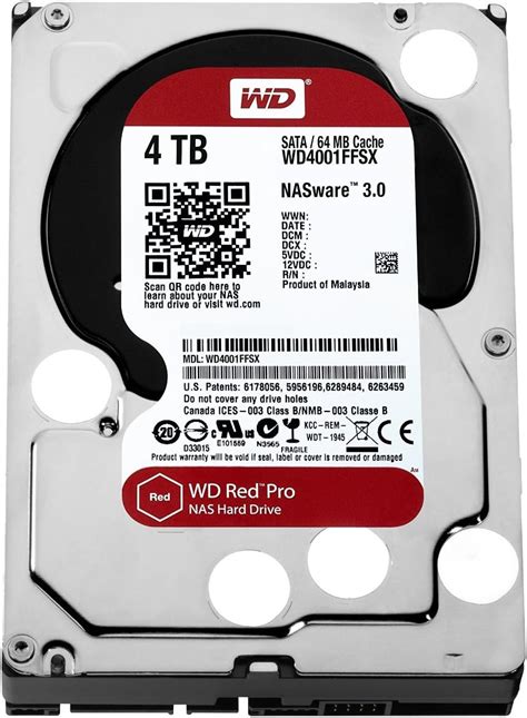 Amazon.com: WD Red Pro 4TB NAS Hard Disk Drive .